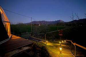 Tombée de la nuit sur L'étoile du Béarn