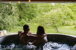 Espace bien-être : idéal pour profiter en amoureux . Crédit photo : Laura Vergne