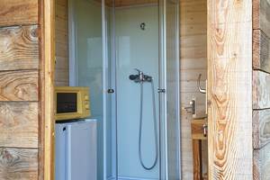 cabane ecolodge - cabane de douche / douche