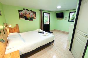 Chambre Lascaux - Vue entrée et lit