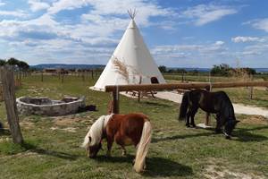 Crunch et Vérina au Tipi