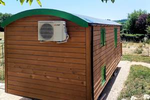 arrière roulotte - climatiseur réversible