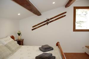 Chambre Alpine lit 160X200 au Cellier des Amis