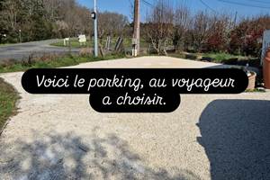 Photo d'une partie du parking.