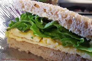 pique-nique, sandwich omelette salade Le Ranch des Lacs