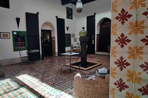 l'entrée de Riad