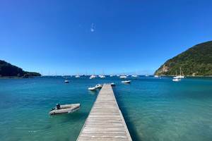 Ponton du port de Deshaies