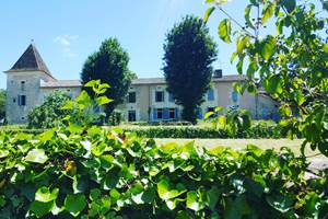 Vue du jardin arrière de la chartreuse