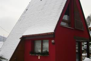 En hiver sous la neige