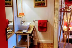 coquelicot coin lavabo