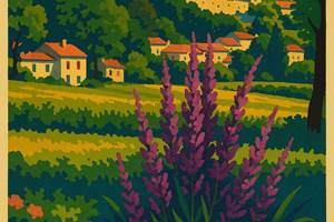poster rochechouart pour le clos des hirondelles en limousin