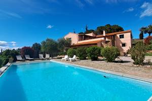 Vue piscine mas