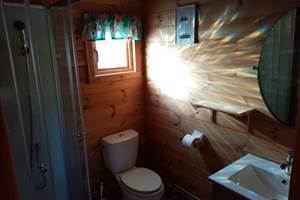 camping-la-perle-creuse-chalet Florida-6personnes-salle d'eau