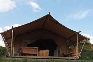 camping-la-perle-creuse-tente safari-5personnes-Nevada-vue extérieure