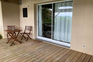 La terrasse de la chambre PEYRUSSE