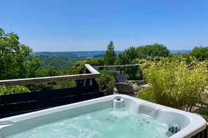 Jacuzzi à la belle étoile