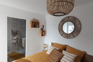 gîte chambre viticole accès salle de bain