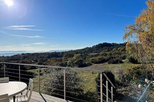 vue de la terrasse de la villa