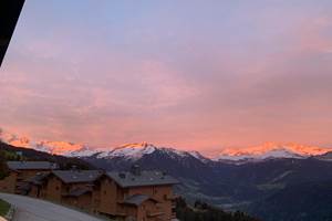 Coucher du soleil sur le Mont-Blanc