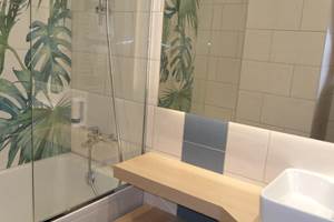 Salle de bain individuelle hotel jean bart paris 6 jardin du luxembourg
