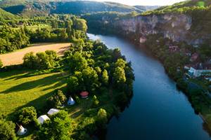 Le camping vu du ciel