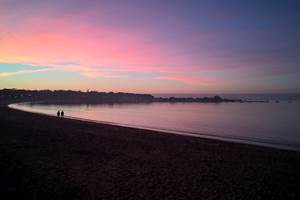 Soleil couchant Plage Nord