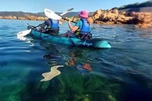 Eau translucide Abbartello kayak Corse