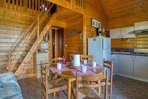 Pièce de vie chalet LE PECH
