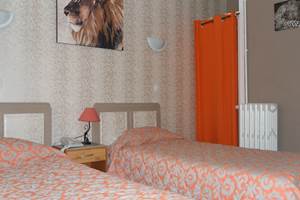 Chambre 2 lits hôtel Jean Bart