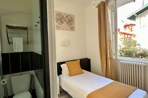 Chambre single 1 pers au cœur de Biarritz