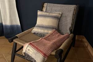 CHAMBRE MARINE-ROUGE 1ER E´TAGE fauteuil MF