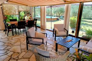 chambre d'hôtes Cigaleo véranda