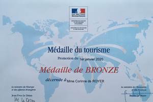 médaille du tourisme 2020