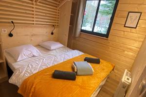 HY•Lødge Spa-6pers Chambre parentale avec son lit Queen Size