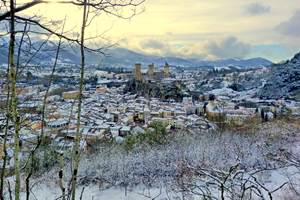 Foix et la neige