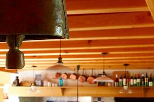 Poutres en bois de l'Auberge