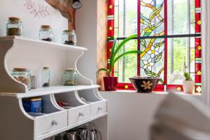 Vitrail et meuble BedinBellongue