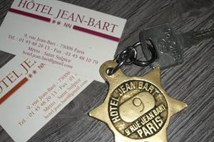 Carte Visite hôtel Jean Bart rue Jean Bart Paris