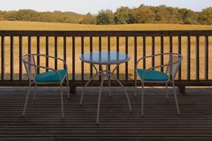 Terrasse du loft La Petite Couronne