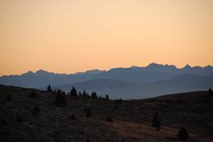 Lever de soleil sur la Montagne de Lure