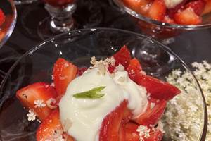Fraises en dessert