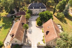 Vue Aérienne du Manoir de Malagorse