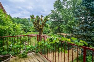 Admirer le calme. Vue du balcon gite Le Pigeonnier