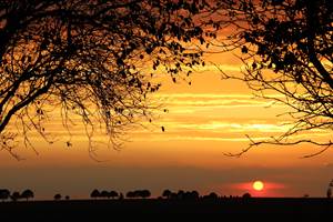 La Bihourderie sunset