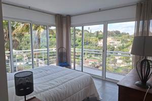 Chambre double vue jardin villa colline