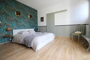 Chambre familiale avec terrasse avec vue sur le parc