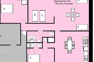 Appartement-Gite RDC de la Rose