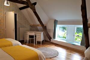 Chambre étage, vue sur la campagne