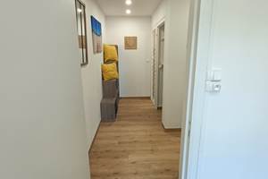 couloir avec lit supplémentaire pour un 5e couchage
