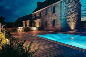 Maison familiale avec piscine Côte de Granit Rose
